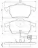 Колодки гальмівні (передні) Ford Galaxy 00-06/VW Sharan 95-10 (+датчики) BOSCH 0 986 494 035 (фото 8)