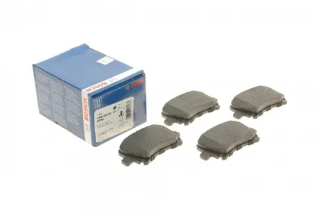 Колодки гальмівні дискові AUDI/SKODA/VW A3/TT/SuperB/Golf/Scirocco "06>> ="" BOSCH 0986494062