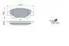 Колодки гальмівні дискові CITROEN/PEUGEOT/TOYOTA C1/107/Aygo \&#039;\&#039;05&gt;&gt; =&quot;&quot; BOSCH 0986494065 (фото 5)