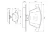 Колодки гальмівні (передні) Ford Focus/Mazda 3/Volvo C30/C70/S40/V50/Opel Vectra C 05-14/V40 12- BOSCH 0 986 494 077 (фото 2)
