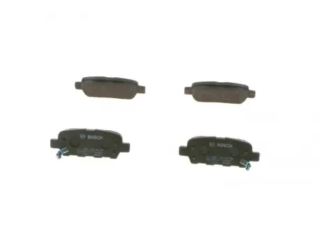 Колодки гальмівні (задні) Renault Koleos/Nissan Juke/Qashqai/X-Trail/Suzuki 08- (Akebono) BOSCH 0 986 494 090