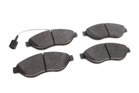 Колодки гальмівні (передні) Citroen Jumper/Fiat Ducato/Peugeot Boxer 06- (+датчик) BOSCH 0 986 494 111