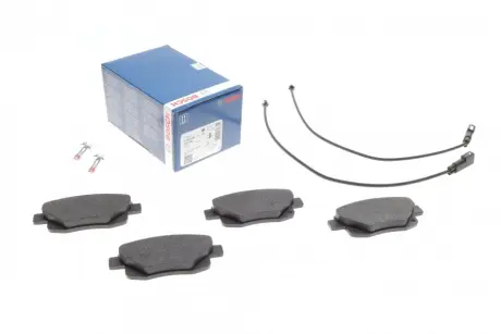 Колодки гальмівні (задні) Ford Transit V347 06-14 (+датчики) BOSCH 0 986 494 171