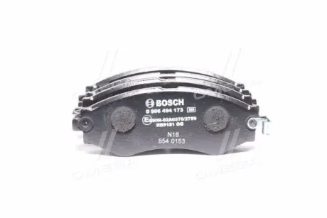 Гальмівні колодки дискові ROBERT BOSCH 0986494173