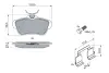 Колодки гальмівні CITROEN/FIAT/PEUGEOT Jumpy/Scudo/Expert &quot;R &quot;07&gt;&gt; =&quot;&quot; BOSCH 0986494192 (фото 5)