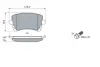 Колодки гальмівні дискові AUDI A6 S6 -07 =&quot;&quot; BOSCH 0986494303 (фото 5)