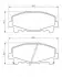 Колодки гальмівні дискові HONDA Accord 2,2D-2,4 08- =&quot;&quot; BOSCH 0986494382 (фото 1)