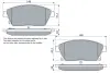 Колодки гальмівні (передні) Opel Astra J/Zafira C/Chevrolet Cruze 09- BOSCH 0 986 494 434 (фото 5)