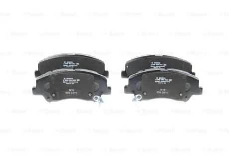 Колодки гальмівні (передні) Hyundai Accent IV/Kia Rio 10- BOSCH 0 986 494 563