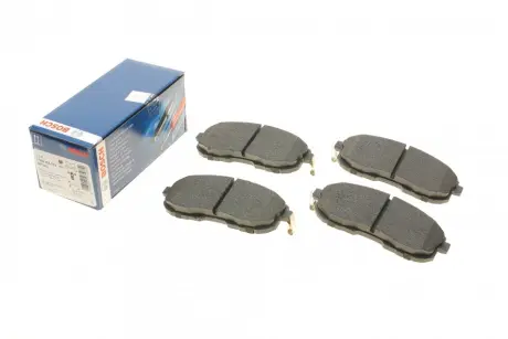 Комплект гальмівних колодок (передніх) Nissan Juke/Tilda 07- BOSCH 0 986 494 572