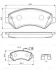 Колодки гальмівні (передні) Citroen Jumper/Fiat Ducato/Peugeot Boxer 2.0-3.0HDi 06- R16(+датчик) BOSCH 0 986 494 589 (фото 8)