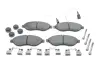 Колодки гальмівні (передні) Citroen Jumper/Fiat Ducato/Peugeot Boxer 06- (Brembo) (з датчиком) BOSCH 0 986 494 591 (фото 1)