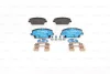 Комплект гальмівних колодок передн, HONDA CIVIC VIII 1.4-2.2D 09.05-05.13 0 986 494 611 BOSCH 0986494611 (фото 2)