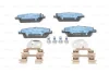 Комплект гальмівних колодок передн, HONDA CIVIC VIII 1.4-2.2D 09.05-05.13 0 986 494 611 BOSCH 0986494611 (фото 7)