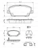 Комплект гальмівних колодок передн, HONDA CIVIC VIII 1.4-2.2D 09.05-05.13 0 986 494 611 BOSCH 0986494611 (фото 8)