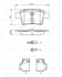 Комплект гальмівних колодок задн, CITROEN C4 GRAND PICASSO I, C4 PICASSO I 1.6-2.0D 10.06-12.13 0 986 494 622 BOSCH 0986494622 (фото 8)