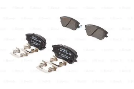 Комплект гальмівних колодок 0 986 494 630 BOSCH 0986494630