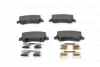 Комплект гальмівних колодок задн, VOLVO S60 II, S80 II, V60 I, V70 III, V70 III/KOMBI, XC60 I, XC70 II FORD GALAXY II, GALAXY MK II, S-MAX LAND ROVER FREELANDER 2 1.5-4.4 03.06-12.19 0 986 494 641 BOSCH 0986494641 (фото 6)