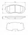 Комплект гальмівних колодок 0 986 494 653 BOSCH 0986494653 (фото 8)