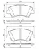 Комплект гальмівних колодок BOSCH 0 986 494 712 (фото 1)
