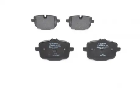 Колодки гальмівні (задні) BMW 5 (F10/F11/F18)/6 (F12/F13) 09- (TRW) BOSCH 0 986 494 759