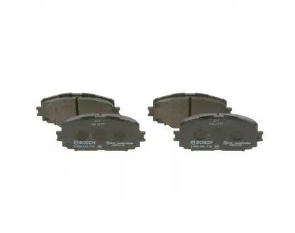 Колодки гальмівні дискові (комплект 4 шт.).)) BOSCH 0986494770