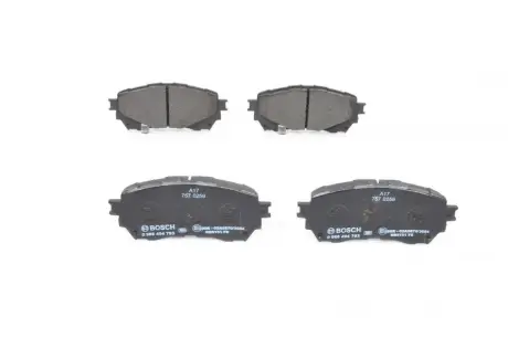 Колодки гальмівні дискові MAZDA 6/Atenza/Axela \'\'F \'\'2,0-2,5 \'\'12>> ="" BOSCH 0986494793