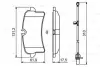 A_Колодки гальмівні дискові AUDI/ PORSCHE A8/S8/Macan \&#039;\&#039;R =&quot;&quot; BOSCH 0986494841 (фото 1)