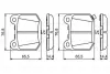A_Колодки гальмівні дискові SUBARU Forester "R "12>> ="" BOSCH 0986494865 (фото 1)