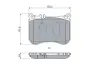 Колодки гальмівні (передні) MB E-class (W213/S213/C238)/ S-class (W222/C217) 13- BOSCH 0 986 494 968 (фото 8)