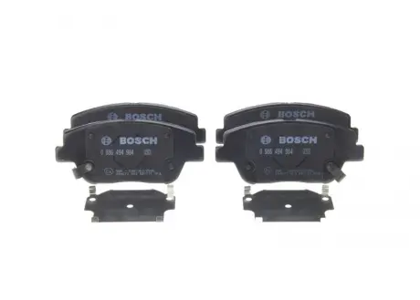 Гальмівні колодки дискові ROBERT BOSCH 0986494984