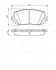 A_Колодки гальмівні дискові TOYOTA Yaris/Prius \&#039;\&#039;F &quot;06&gt;&gt; PR2 =&quot;&quot; BOSCH 0986495109 (фото 1)