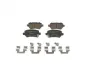 Колодки гальмівні (задні) Opel Astra G/Combo 01-/Kia Cee\&#039;d 15- (к-кт з пластинами) BOSCH 0 986 495 319 (фото 1)