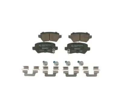 Колодки гальмівні (задні) Opel Astra G/Combo 01-/Kia Cee\'d 15- (к-кт з пластинами) BOSCH 0 986 495 319