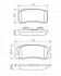 Колодки гальмівні (задні) Mitsubishi Outlander 06-12/Pajero 90-/Peugeot 4007/4008 07- BOSCH 0 986 495 357 (фото 1)