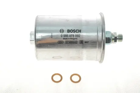 Фільтр паливний 8092 MB/PORSHE ="" BOSCH 0986AF8092
