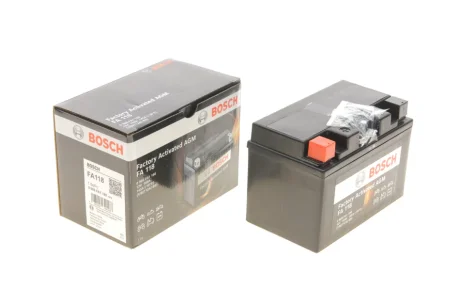 Акумулятор мото AGM 12В/10Ач/145А BOSCH 0 986 FA1 180