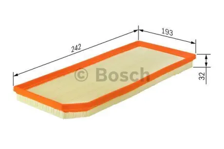 Повітряний фільтр 3584 HYUNDAI Matrix 01- - знято з вир-ва ="" BOSCH 1457433584