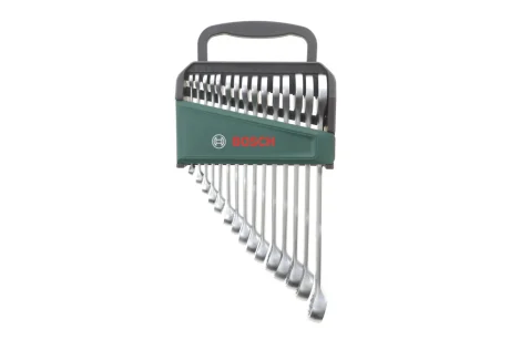 Набор ключей рожково-накидных 6-21 мм 15 ед.. BOSCH 1 600 A02 Z9E