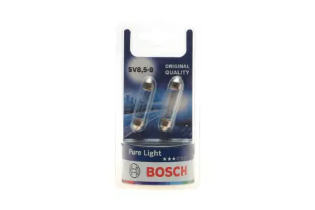 Лампа 10W 12V SV8.5-8 блистер 2 шт. - кратн. 20 шт - тимчасово недоступний ="" BOSCH 1 987 301 014