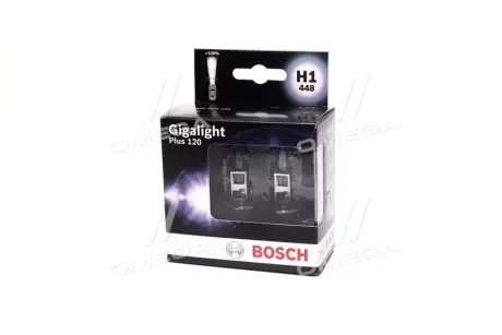A_Лампа H1 55W 12V Gigalight Plus 120 бокс 2 шт. - знято з вир-ва ="" BOSCH 1987301105