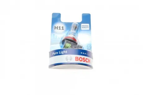 Автолампа (12V 55W H11 PURE LIGHT блістер) BOSCH 1 987 301 339