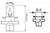 Автолампа PBX4 12V 1.2W BX8.4d Pure Light BOSCH 1 987 302 235 (фото 6)
