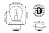Лампочки освітлення, ксенон, LED 1 987 302 606 BOSCH 1987302606 (фото 6)