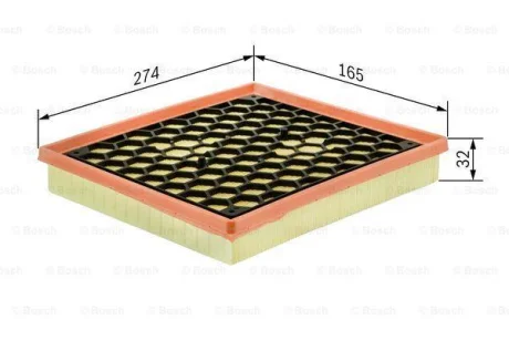 Фільтр повітря S9181 BOSCH 1 987 429 181