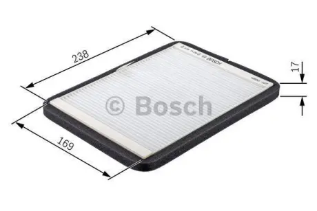 A_Фільтр салону 2061 RENAULT Megane \'\'95-04 ="" BOSCH 1987432061