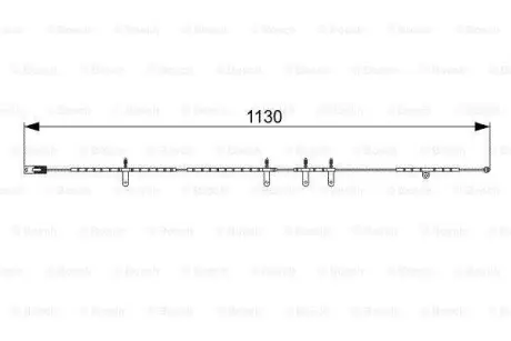 Датчик зносу гальм.колодок 1130mm MINI \'\'F \'\'1,4-1,6 \'\'01-08 ="" BOSCH 1987473016