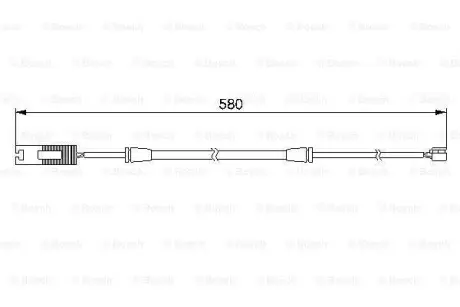 Датчик зношув.гальм колодок BMW 750i E38 \'\'F \'\'94-01 ="" BOSCH 1987474941