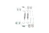 Комплект пружинок колодок ручника Renault Megane I -03 BOSCH 1 987 475 101 (фото 2)