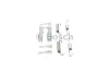 Комплект пружинок колодок ручника VW T5 03-/BMW 3 (E46)/5 (E60)/X5 (E53)/X6 (E71) 96-17 BOSCH 1 987 475 306 (фото 2)